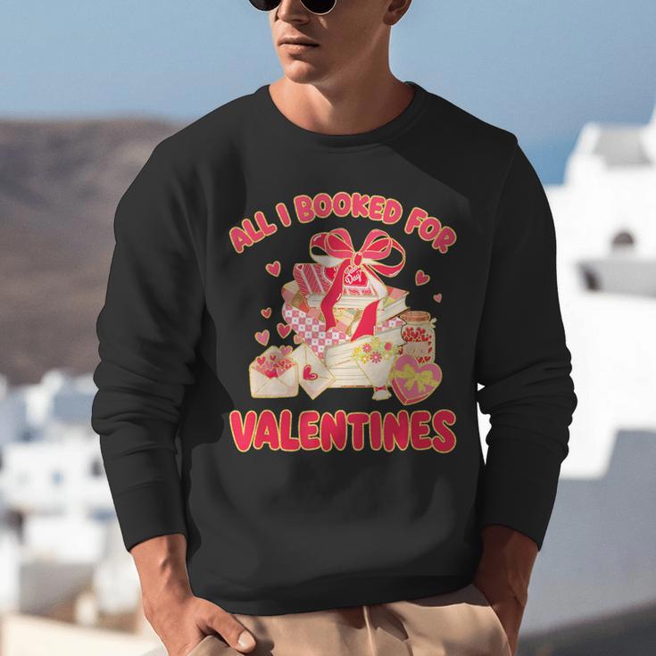 Booked For Valentine Books Lover Bookworm Librarian Teacher Unisex Sweatshirt Booked For Valentine Books Lover Bookworm Librarian Teacher Unisex Sweatshirt