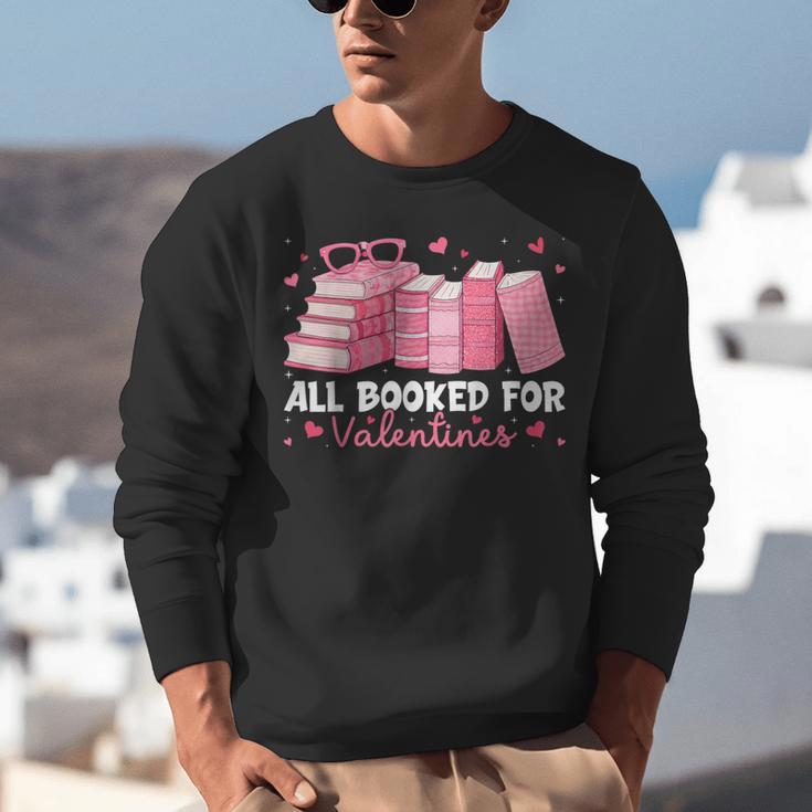 All Booked For Valentines Couple Bookworms Valentine’s Day Unisex Sweatshirt All Booked For Valentines Couple Bookworms Valentine’s Day Unisex Sweatshirt