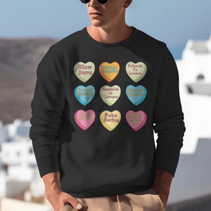Bookish Romance Tropes Smut Reader Spicy Book Lover Unisex Sweatshirt Bookish Romance Tropes Smut Reader Spicy Book Lover Unisex Sweatshirt