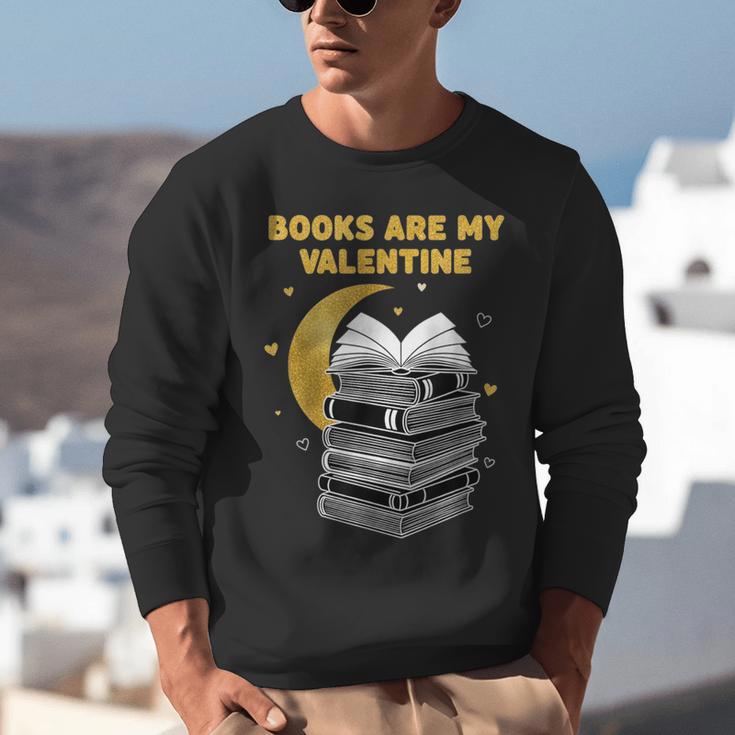 Books Are My Valentine Cute Book Lover Valentine's Day Unisex Sweatshirt Books Are My Valentine Cute Book Lover Valentine's Day Unisex Sweatshirt