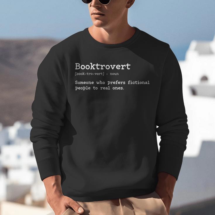 Booktrovert Definition Pun Book Lovers Bookworm Humor Unisex Sweatshirt Booktrovert Definition Pun Book Lovers Bookworm Humor Unisex Sweatshirt