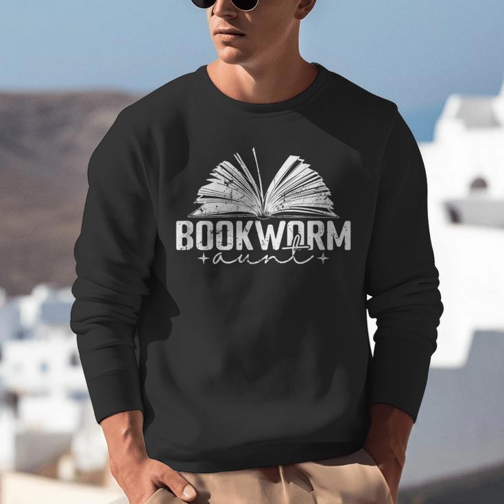 Bookworm Aunt Reading Lover Unisex Sweatshirt Bookworm Aunt Reading Lover Unisex Sweatshirt