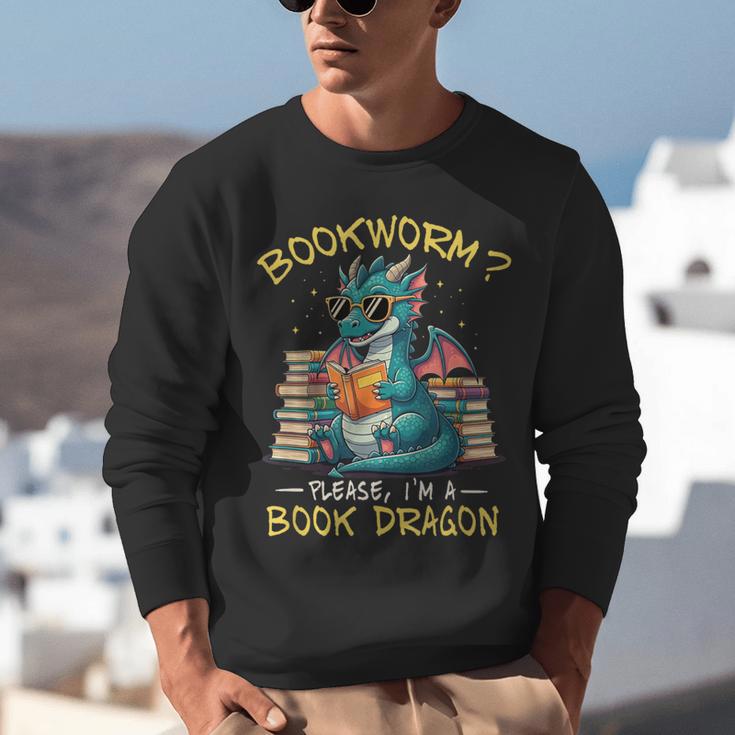 Bookworm I'm A Book Dragon Reading Books Bookish Book Lover Unisex Sweatshirt Bookworm I'm A Book Dragon Reading Books Bookish Book Lover Unisex Sweatshirt