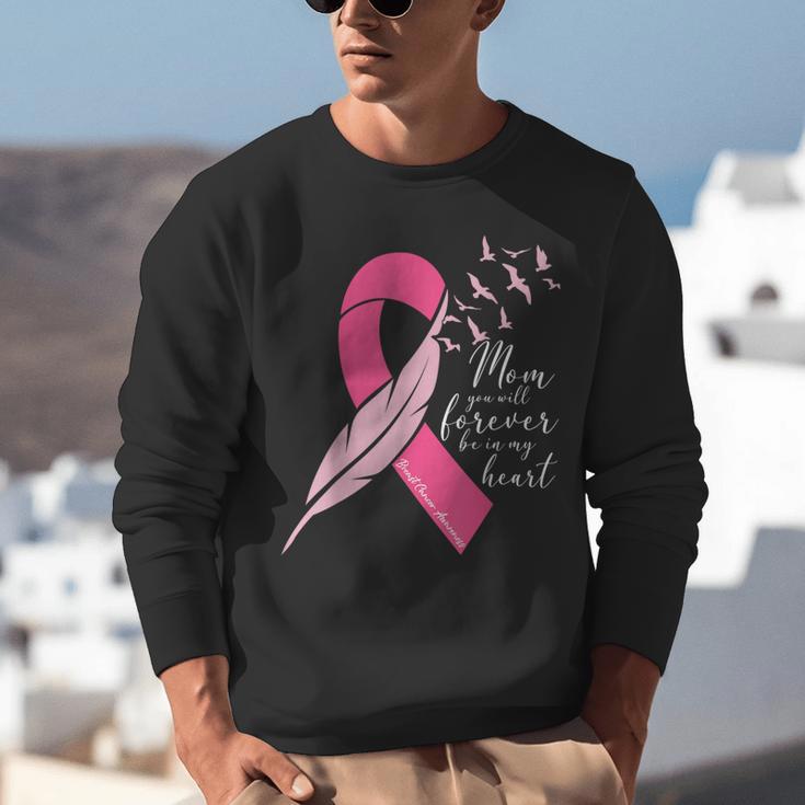 Breast Cancer Awareness In Memory Of Mom Butterfly Pink Unisex Sweatshirt Breast Cancer Awareness In Memory Of Mom Butterfly Pink Unisex Sweatshirt