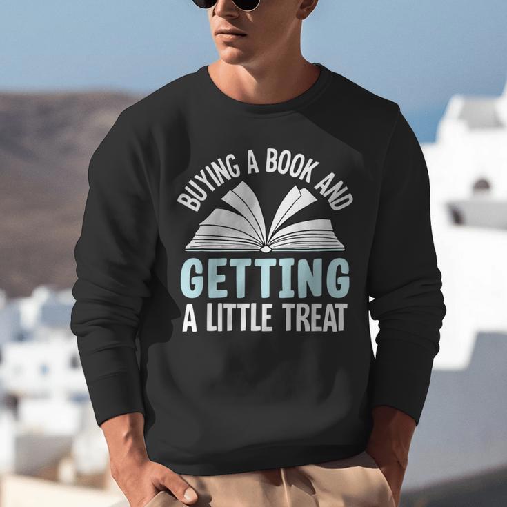 Buying A Book And Getting A Little Treat Unisex Sweatshirt