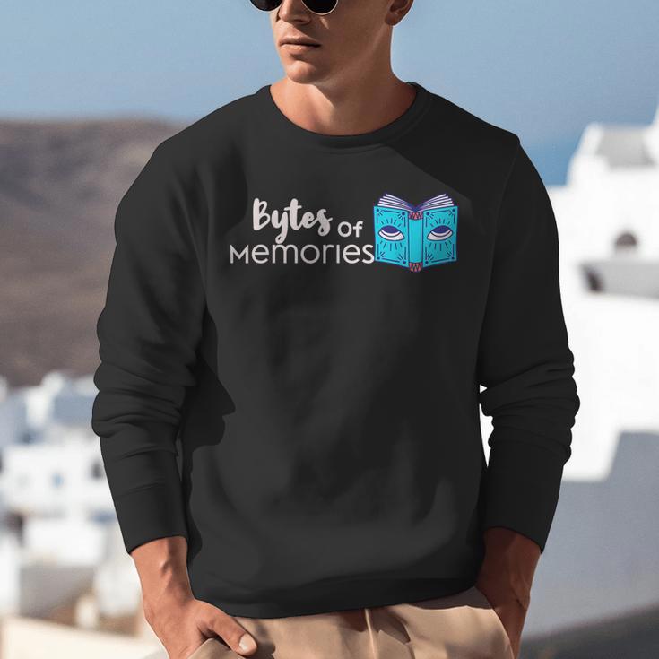 Bytes Of Memories Digital Nostalgia Concept Line Unisex Sweatshirt Bytes Of Memories Digital Nostalgia Concept Line Unisex Sweatshirt