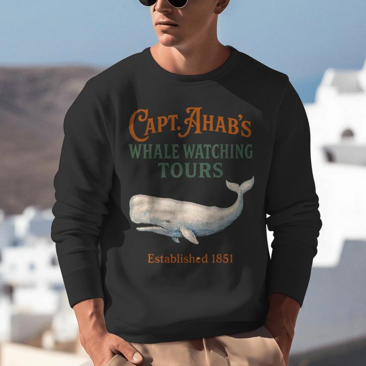 Captain Ahab’s Whale Watching Tours – Moby Book Parody Unisex Sweatshirt Captain Ahab’s Whale Watching Tours – Moby Book Parody Unisex Sweatshirt