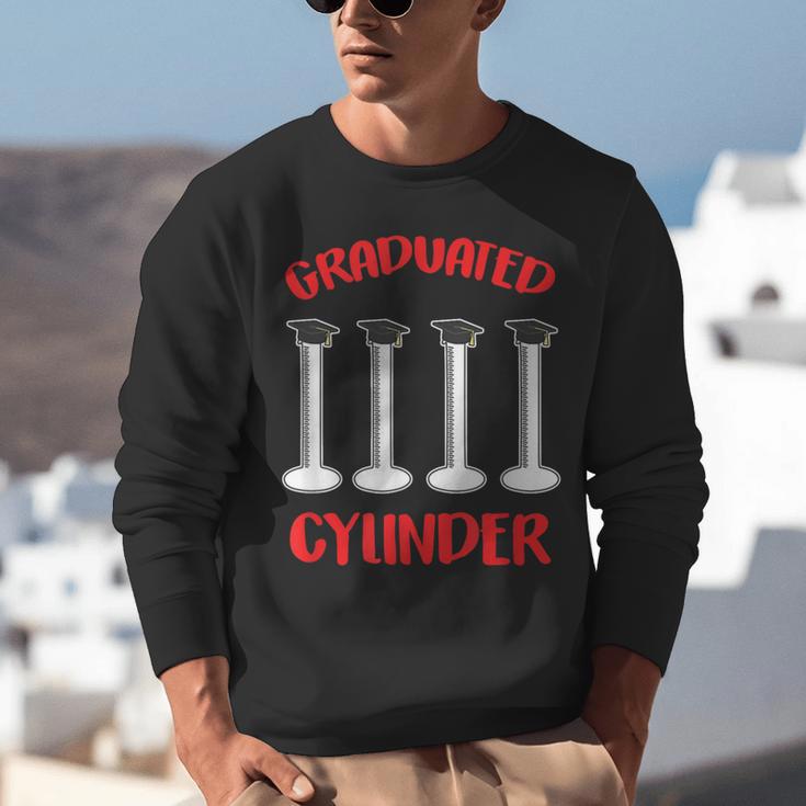 Chemistry Science Joke Graduated Cylinder Graduation T-Shirt Unisex Sweatshirt