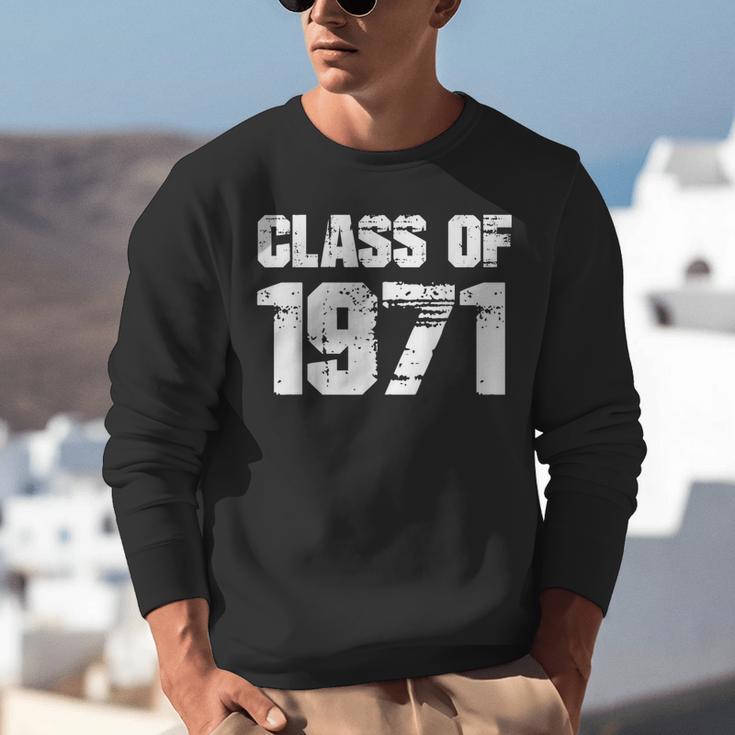 Class Of 1971 High School College Graduation Reunion T-Shirt Unisex Sweatshirt