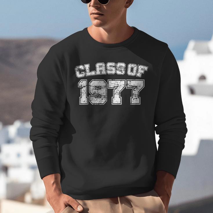 Class Of 1977 77 School Tee Shirt Graduation Class Party Unisex Sweatshirt