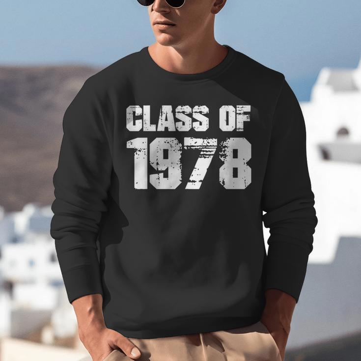 Class Of 1978 High School College Graduation Reunion Unisex Sweatshirt