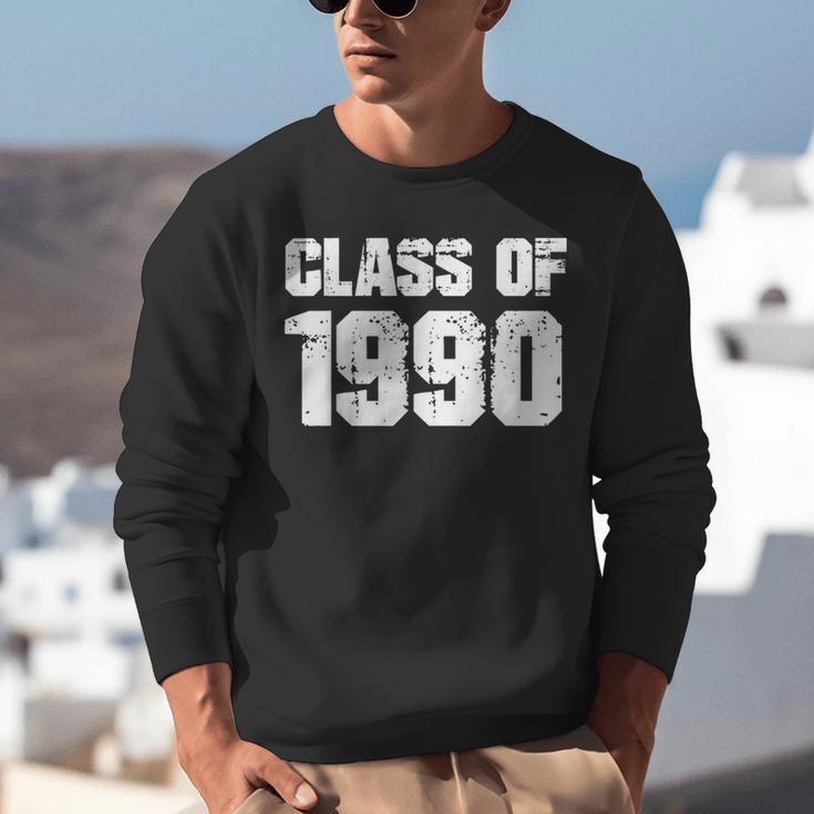 Class Of 1990 High School College Graduation Reunion Unisex Sweatshirt