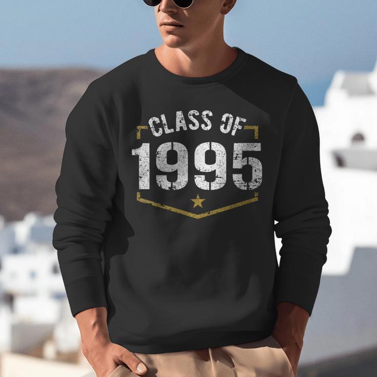 Class Of 1995 School Reunion Graduation Vintage Style Unisex Sweatshirt