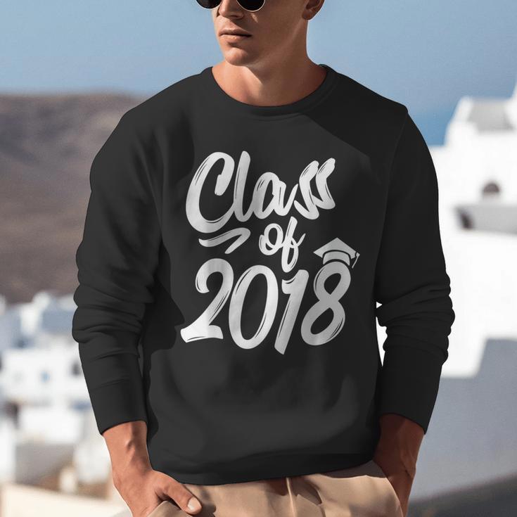 Class Of 2018 Graduation Cap Trendy Cute Unisex Sweatshirt