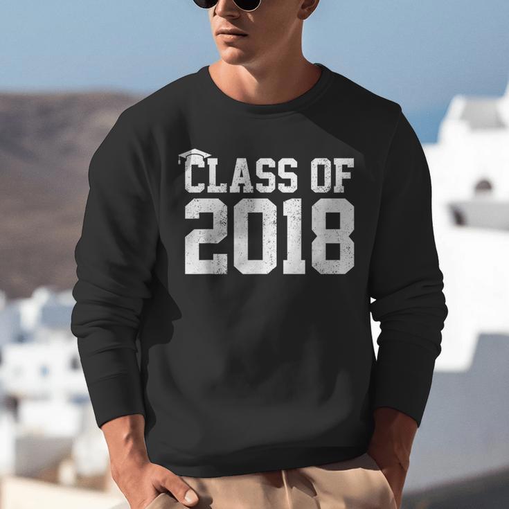 Class Of 2018 Graduation Senior High School College Unisex Sweatshirt