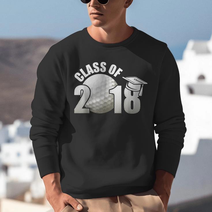 Class Of 2018 Shirts Graduation Senior Golf Unisex Sweatshirt