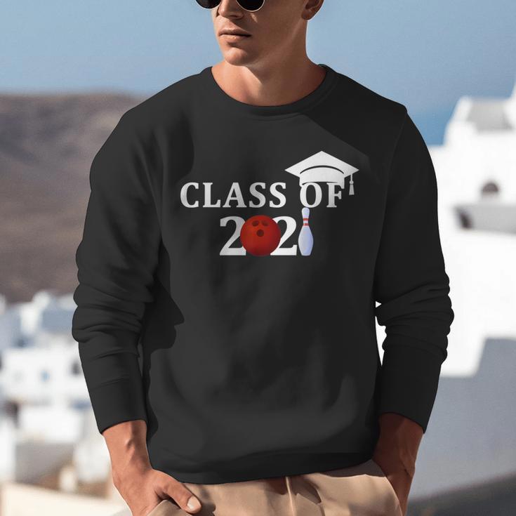 Class Of 2021 Graduation For Him Her Bowling Unisex Sweatshirt