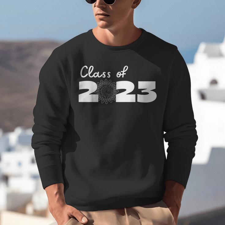 Class Of 2023 Seniors 23 Senior Graduation Idea Flower Unisex Sweatshirt