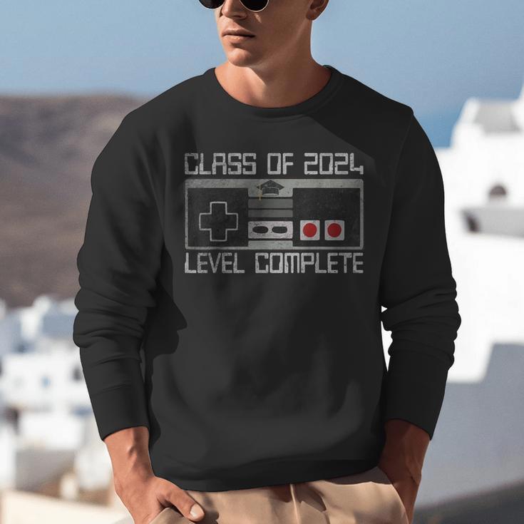 Class Of 2024 Level Complete Video Gamer Senior Graduation Unisex Sweatshirt