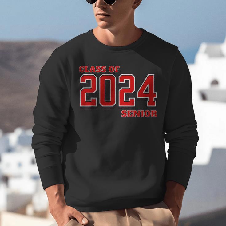 Class Of 2024 Senior Back To School Vintage Graduation Tee Unisex Sweatshirt