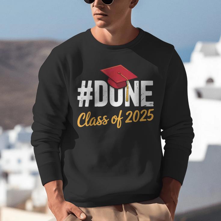 Class Of 2025 Graduation Hashtag DONE Graduate Unisex Sweatshirt