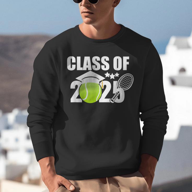 Class Of 2025 Graduation Senior Tennis Player Unisex Sweatshirt