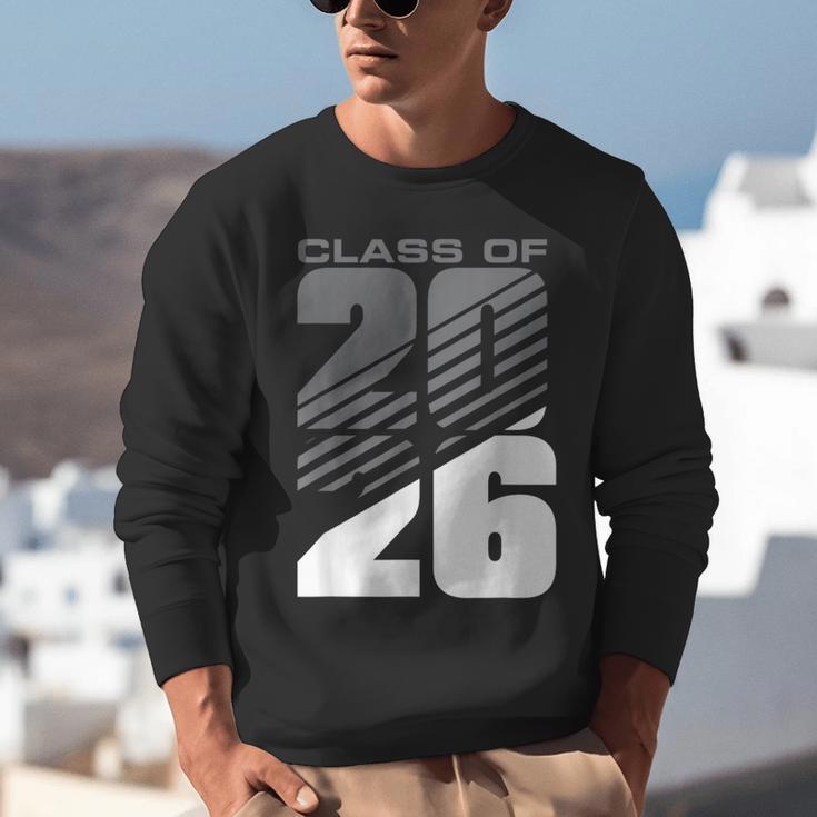 Class Of 2026 High School Senior Graduation Grey Sport Style Unisex Sweatshirt