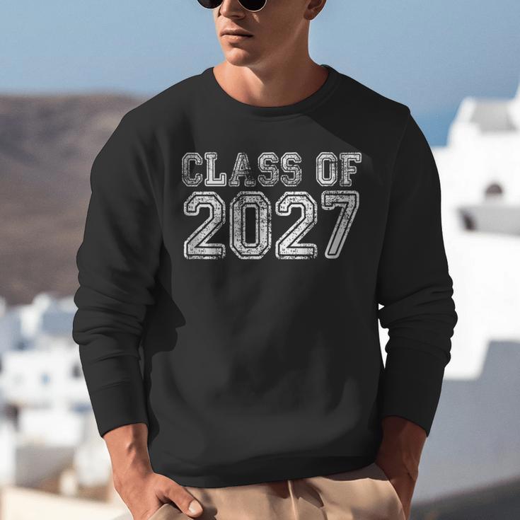 Class Of 2027 Grow With Me Future Graduation Year Unisex Sweatshirt