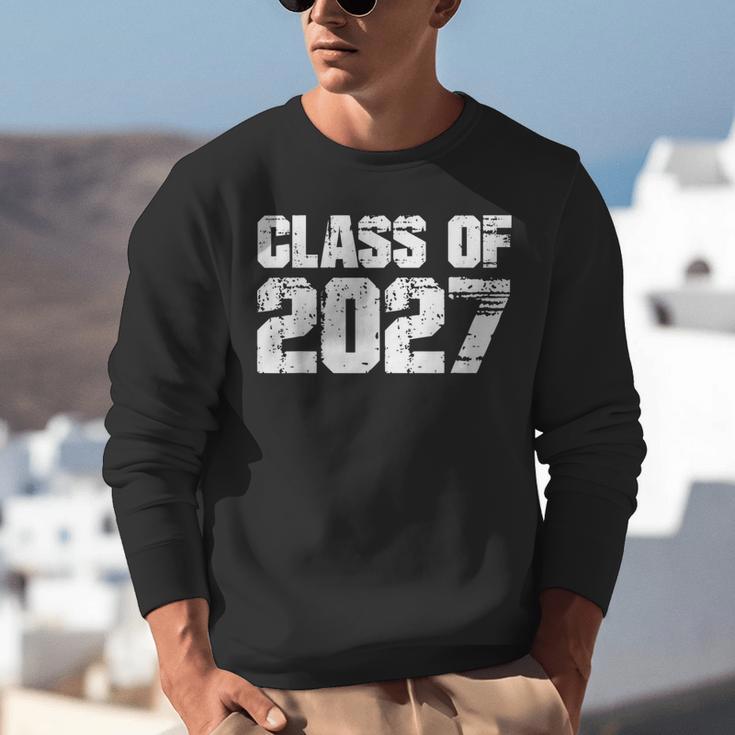 Class Of 2027 High School College Graduation Reunion T-Shirt Unisex Sweatshirt