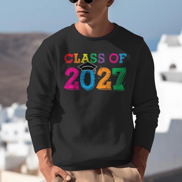 Class Of 2027 Shirt For Boys And Girls Fun 2027 Graduation Unisex Sweatshirt