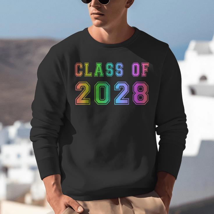 Class Of 2028 High School Graduation Date GraduateShirt Unisex Sweatshirt