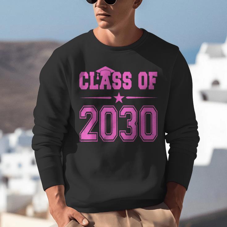 Class Of 2030 Pink Girls Shirt Graduation Unisex Sweatshirt