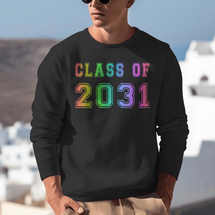 Class Of 2031 High School Graduation Date Kindergarten Shirt Unisex Sweatshirt