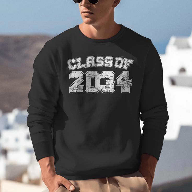 Class Of 2034 34 School Tee Shirt Graduation Class Party Unisex Sweatshirt