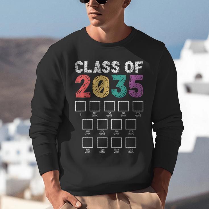Class Of 2035 Graduation Check List Unisex Sweatshirt