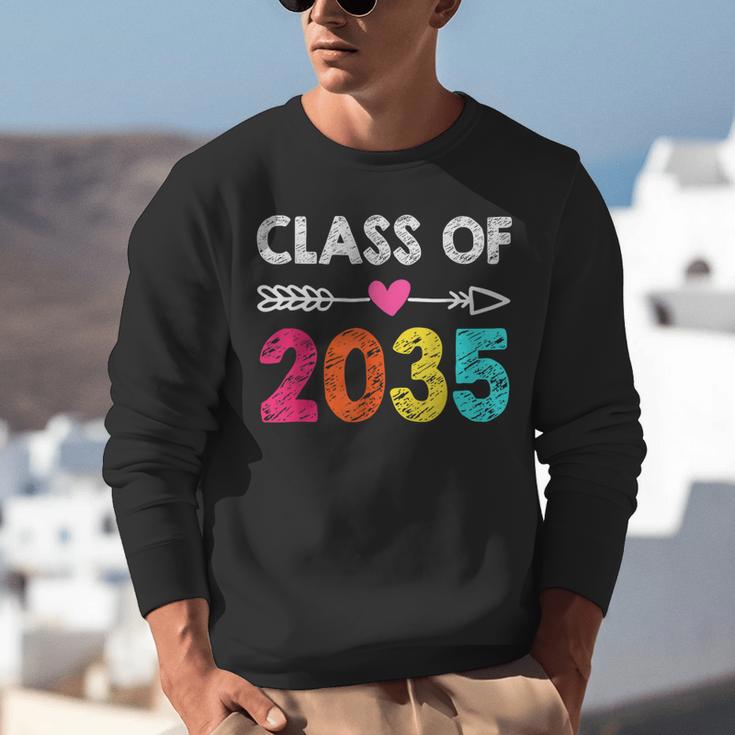 Class Of 2035 Kindergarten Pre K Grow With Me Graduation Unisex Sweatshirt