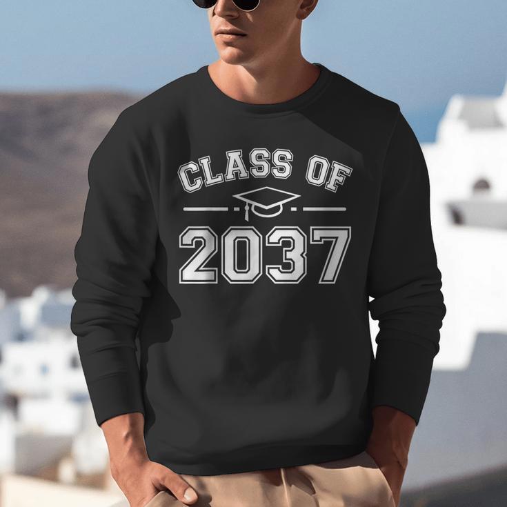 Class Of 2037 Grow With Me Graduation First Day Kindergarten Unisex Sweatshirt