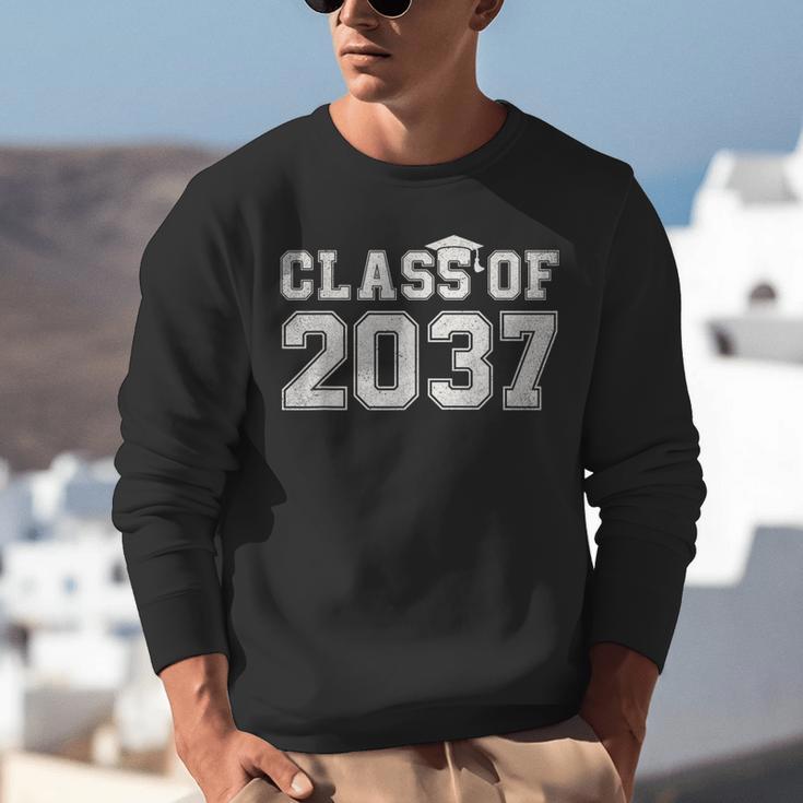 Class Of 2037 Kindergarten To Graduation First Day Of School Unisex Sweatshirt