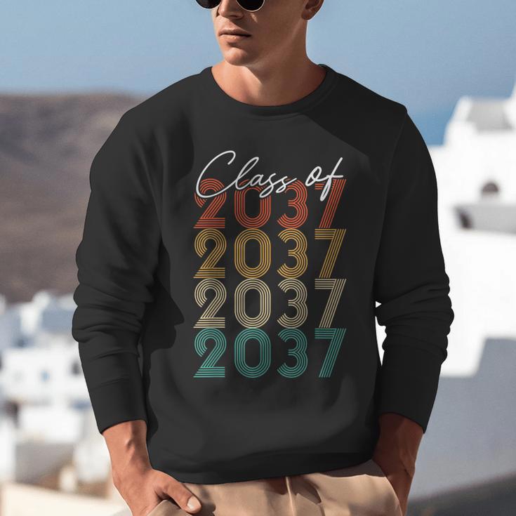 Class Of 2037 Vintage Kindergarten To Graduation Unisex Sweatshirt
