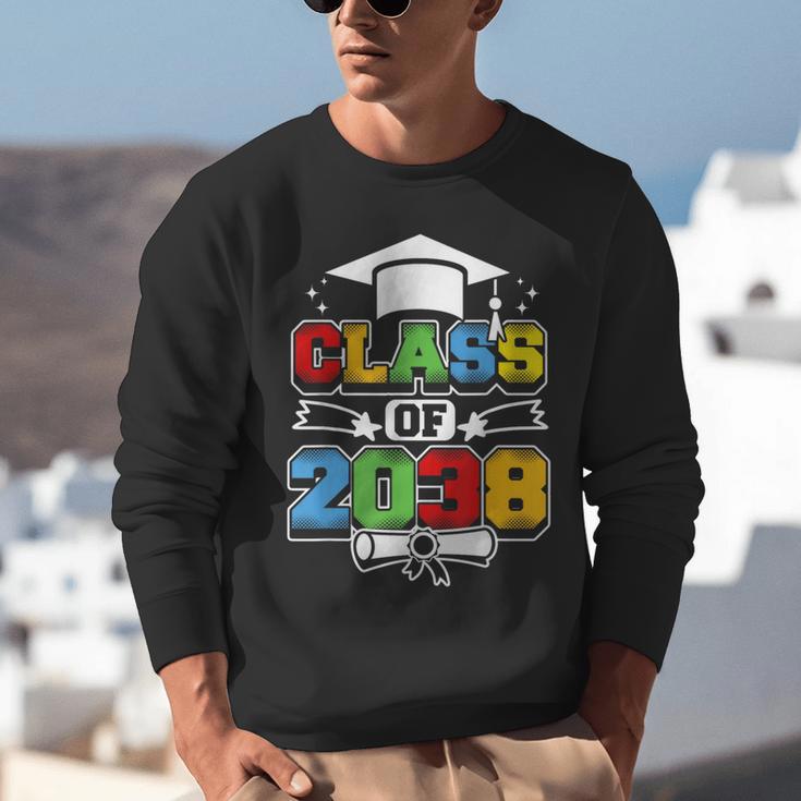 Class Of 2038 First Day Of School & Graduation 2038 Unisex Sweatshirt