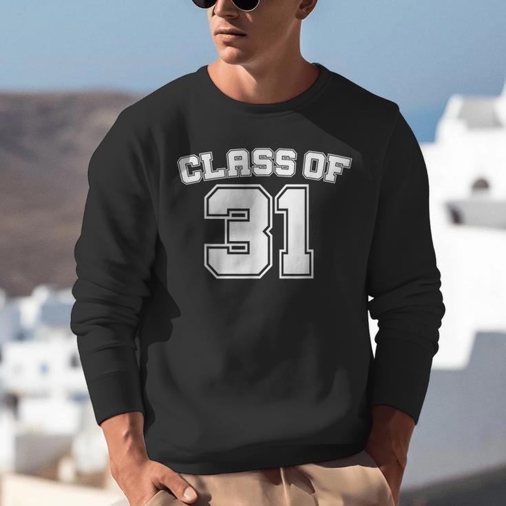 Class Of 31 2031 School Tee Shirt Graduation Class Party Unisex Sweatshirt