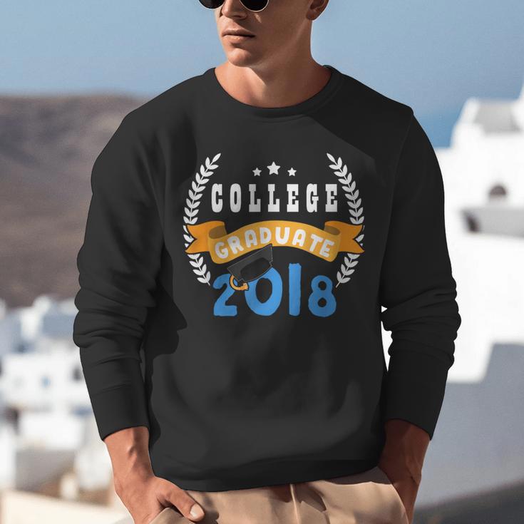 College Graduation Shirts Graduate Grad 2018 Unisex Sweatshirt