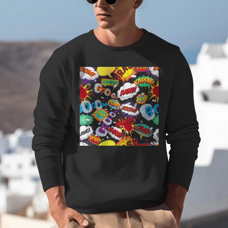 Comic Book Pop Art Modern Fun Unisex Sweatshirt