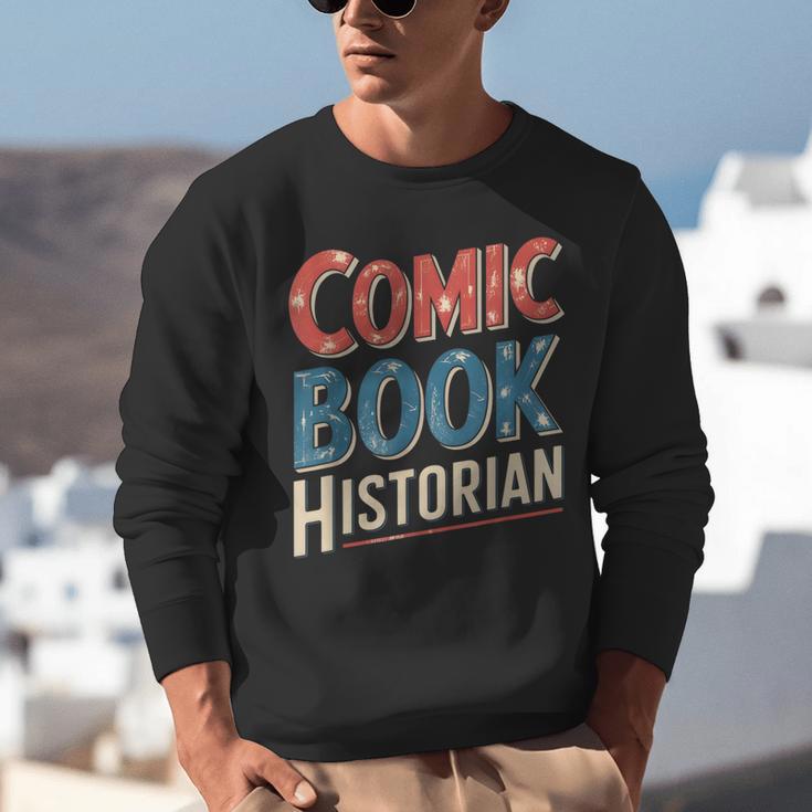 Comic Book Historian Vintage Comic Book Collector Unisex Sweatshirt