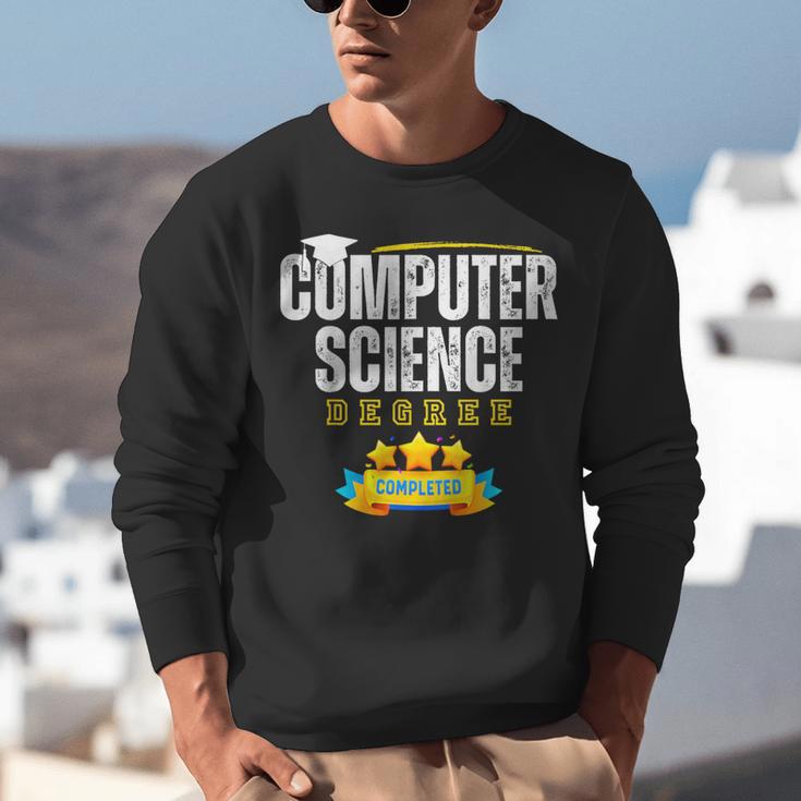 Computer Science Degree Graduation Senior Celebration Grad Unisex Sweatshirt