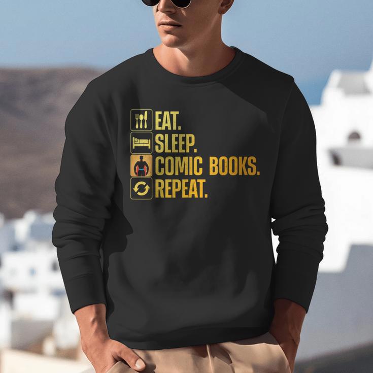 Cool Comic Books Art For Men Women Comic Book Lover Comics Unisex Sweatshirt
