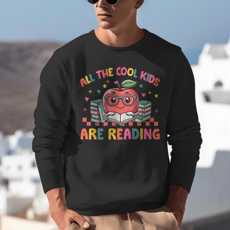 All The-Cool Kids Are Reading Book Lover Librarian Bookworm Unisex Sweatshirt All The-Cool Kids Are Reading Book Lover Librarian Bookworm Unisex Sweatshirt