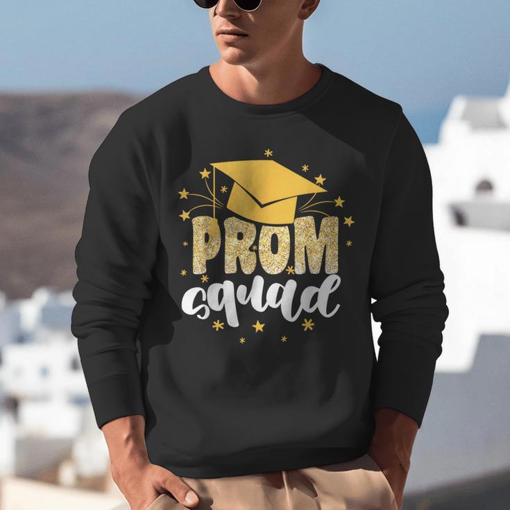 Cool Prom Squad 2025 Prom Graduation Party Matching 2025 Unisex Sweatshirt