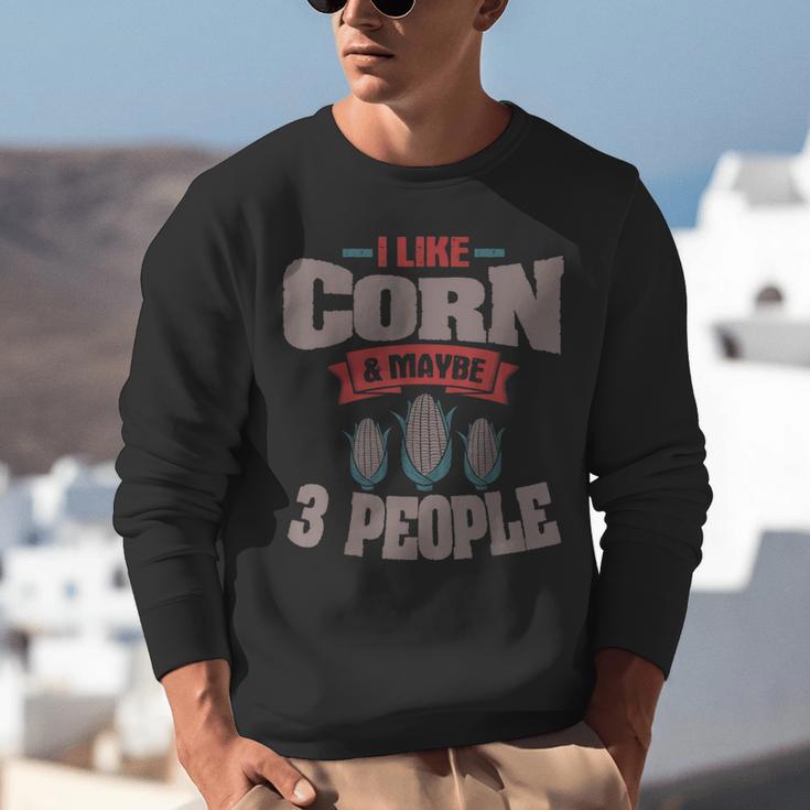 Corn Enthusiast Introvert Maize Farmer Planter Grower Unisex Sweatshirt Corn Enthusiast Introvert Maize Farmer Planter Grower Unisex Sweatshirt