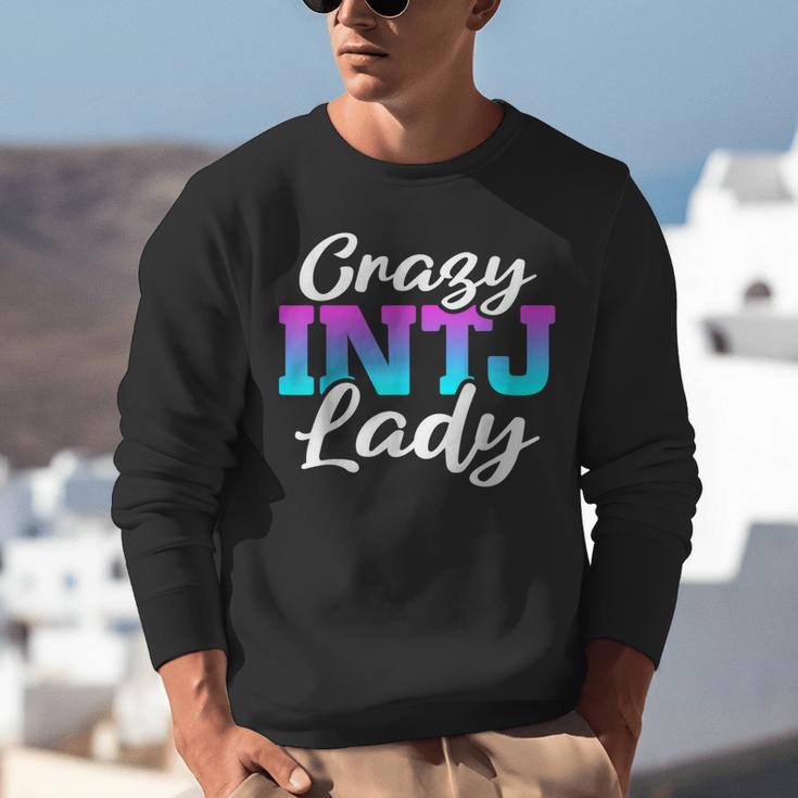 Crazy INTJ Lady Introvert Personality Unisex Sweatshirt Crazy INTJ Lady Introvert Personality Unisex Sweatshirt